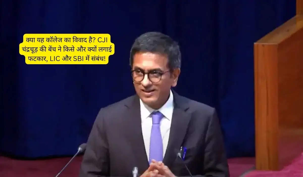 क्या यह कॉलेज का विवाद है? CJI चंद्रचूड़ की बेंच ने किसे और क्यों लगाई फटकार, LIC और SBI में संबंध!?width=630&height=355&resizemode=4